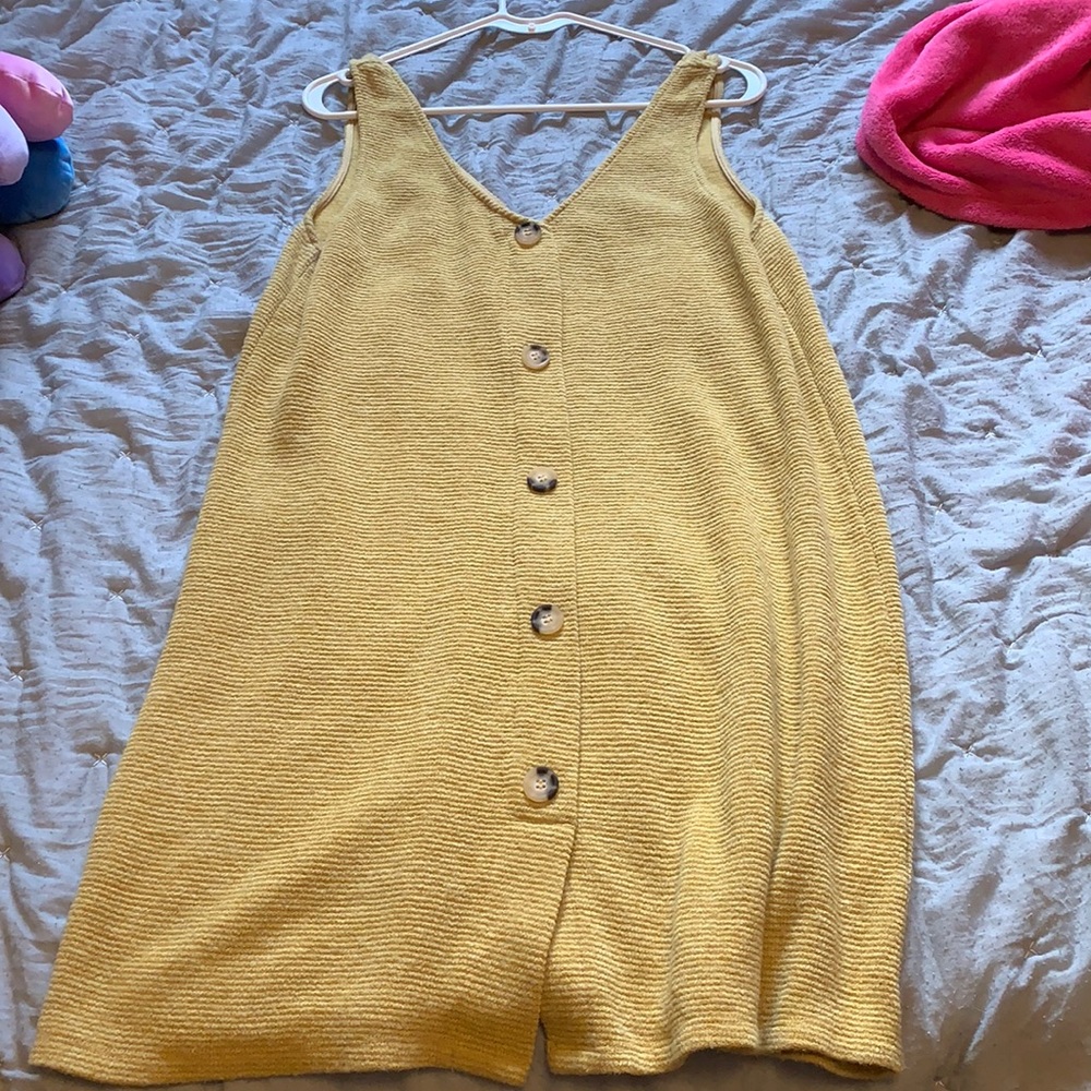 Tank top sweater dress